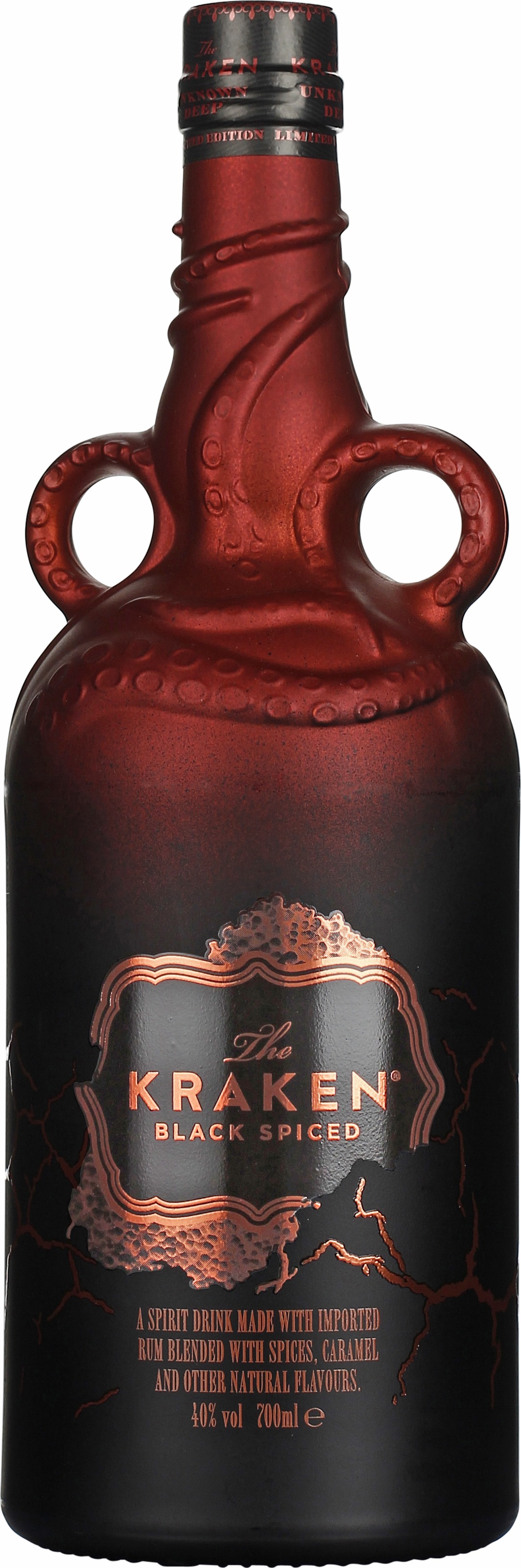 Drankdozijn The Kraken Black Spiced Rum Unknown Deep 2022 70CL aanbieding