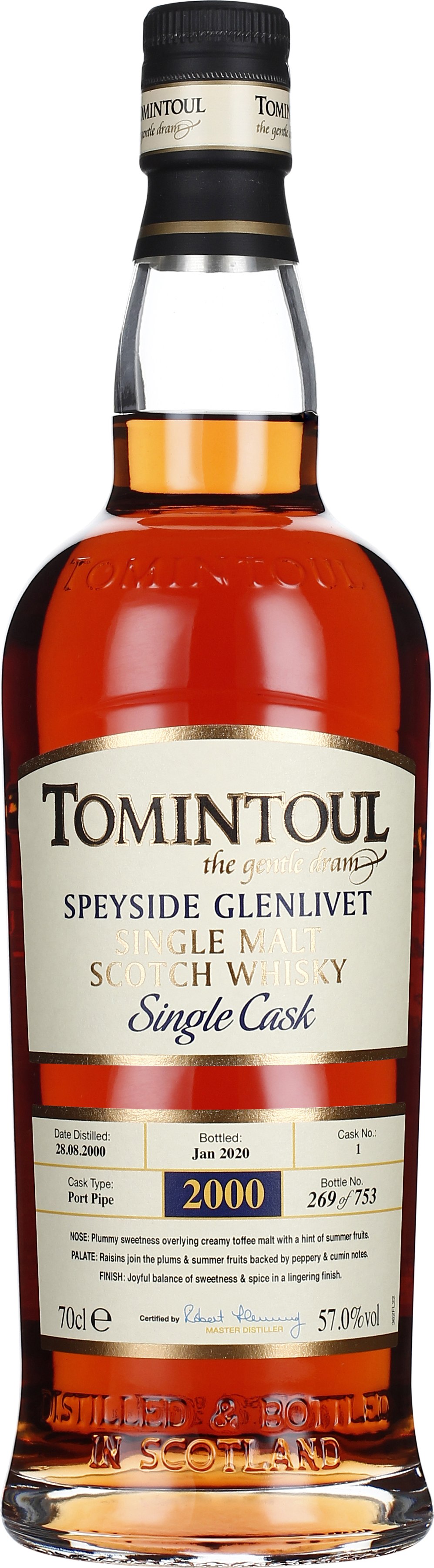 Drankdozijn Tomintoul 19 years 2000 Port Single Cask 70CL aanbieding