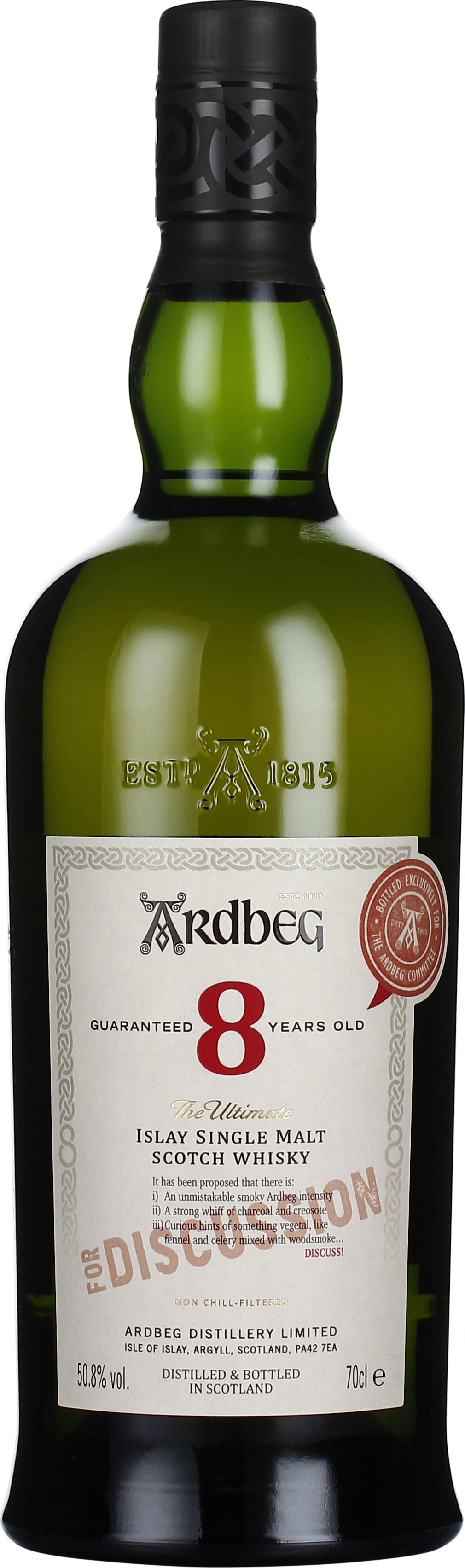 Drankdozijn Ardbeg 8 years For Discussion 70CL aanbieding