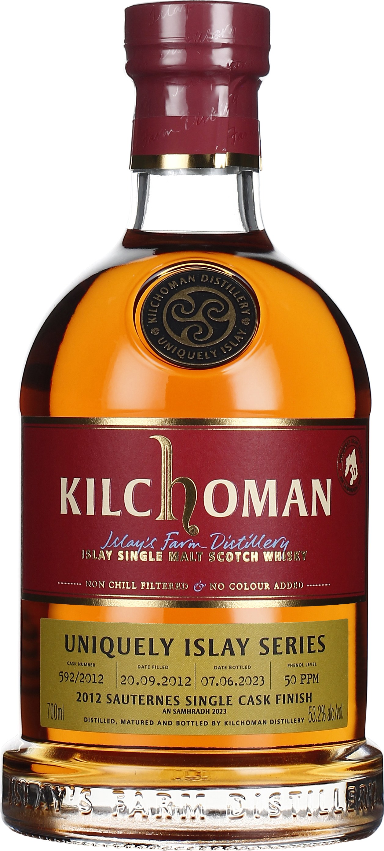Drankdozijn Kilchoman An Samhradh 2012 Sauternes Single Cask 70CL aanbieding