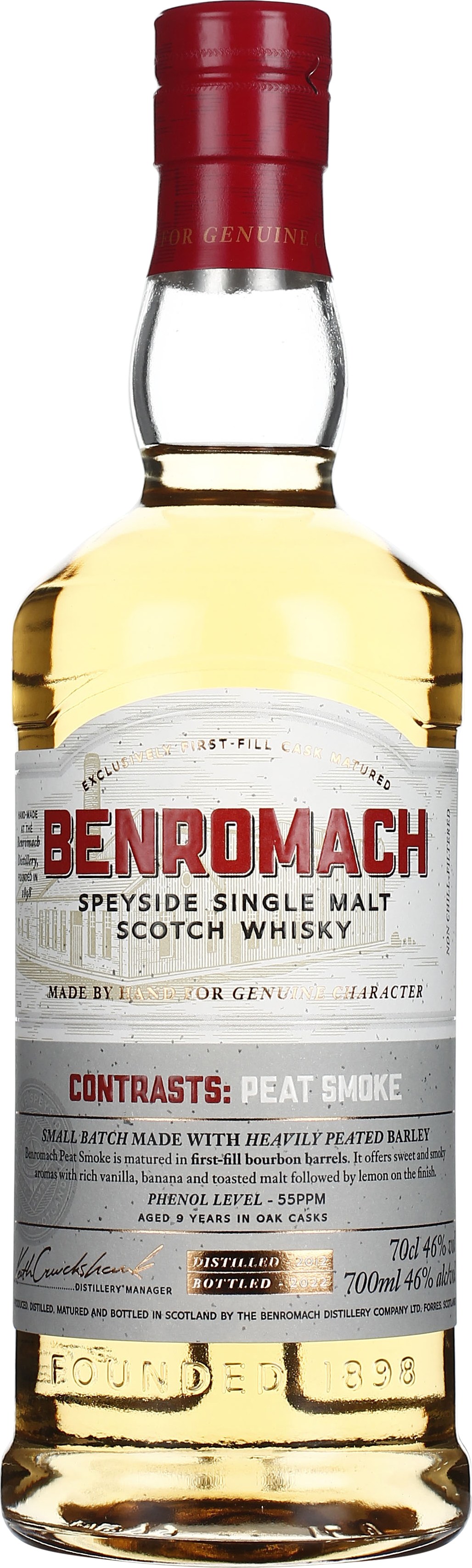 Drankdozijn Benromach 2012 Contrasts Peat Smoke 70CL aanbieding
