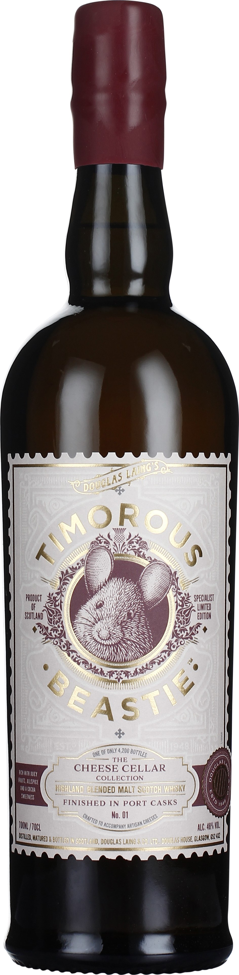 Drankdozijn Douglas Laing's Timorous Beastie Port Finish 70CL aanbieding
