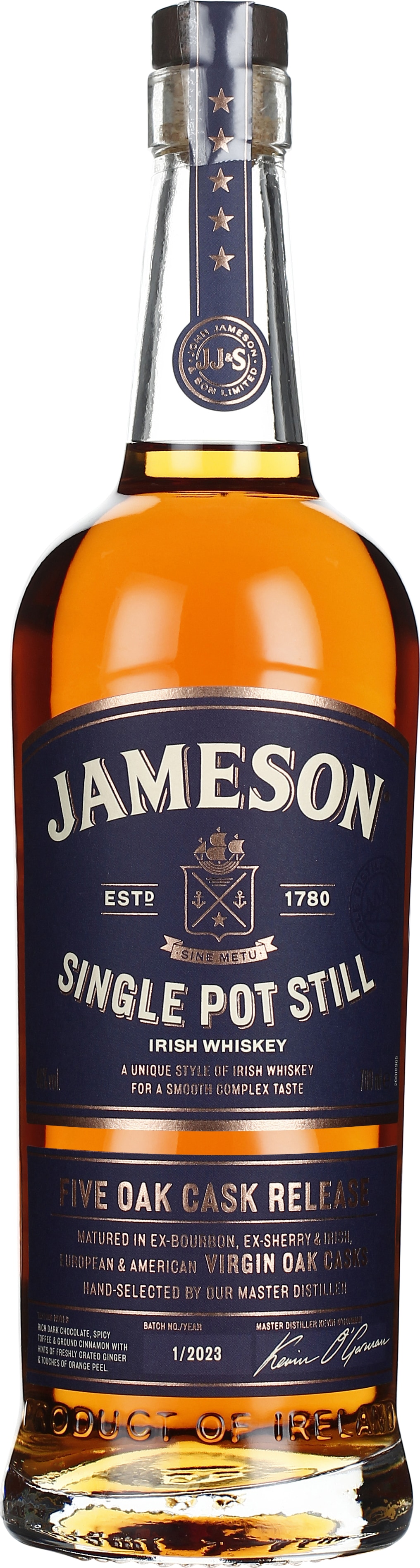Drankdozijn Jameson Single Pot Still 70CL aanbieding