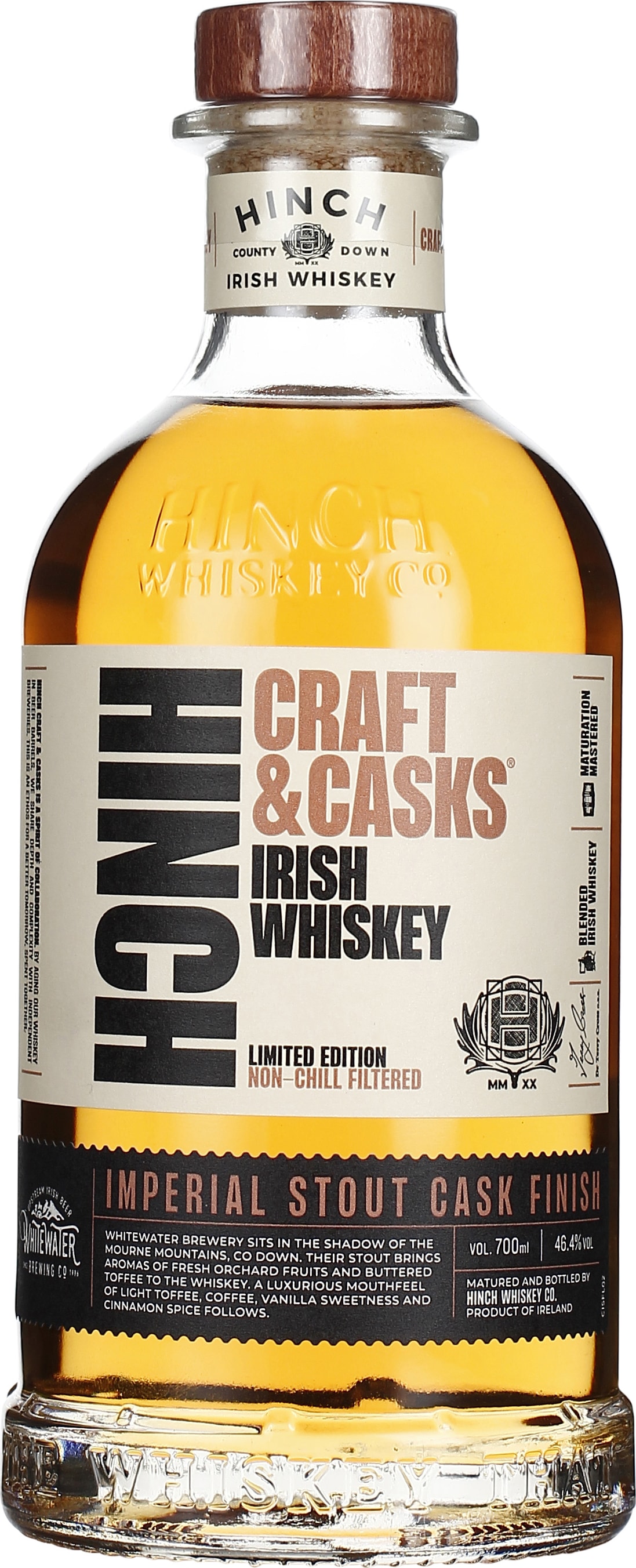 Drankdozijn Hinch Craft & Cask Imperial Stout Finish 70CL aanbieding