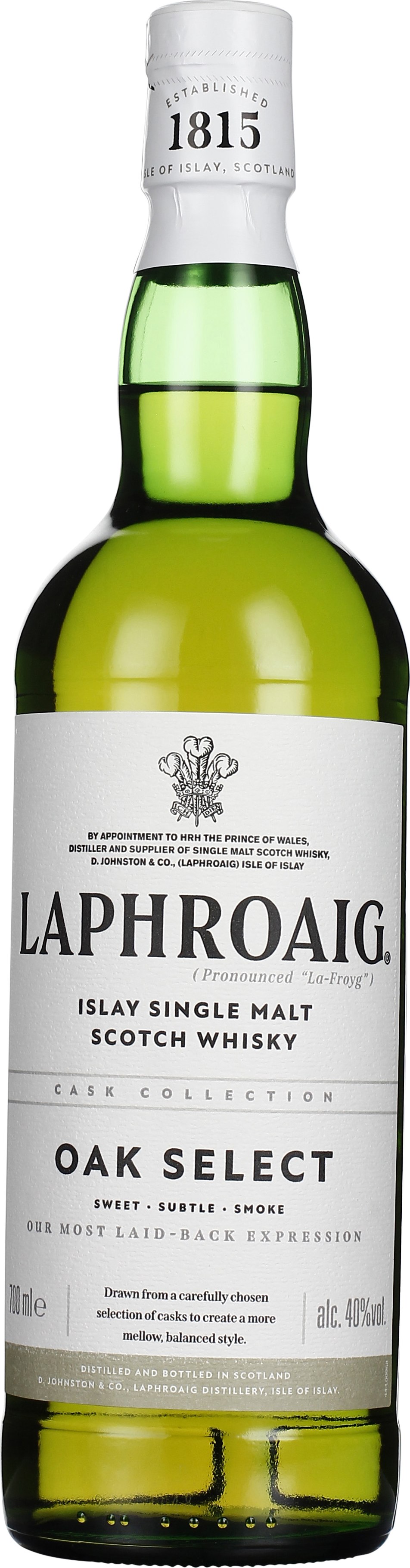 Drankdozijn Laphroaig Oak Select 70CL aanbieding