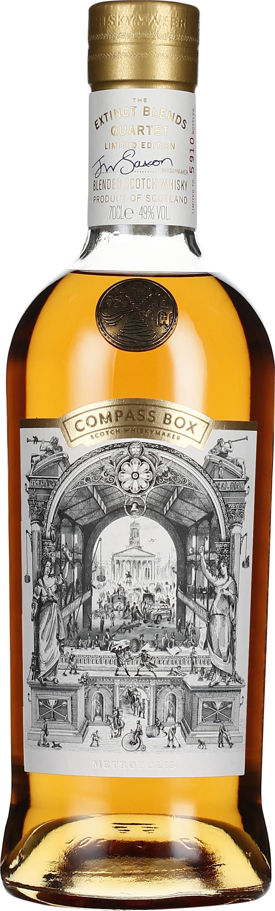 Drankdozijn Compass Box Metropolis 70CL aanbieding