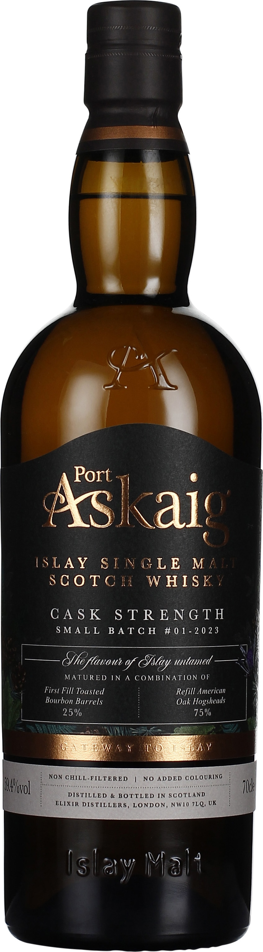 Drankdozijn Port Askaig Cask Strength 70CL aanbieding