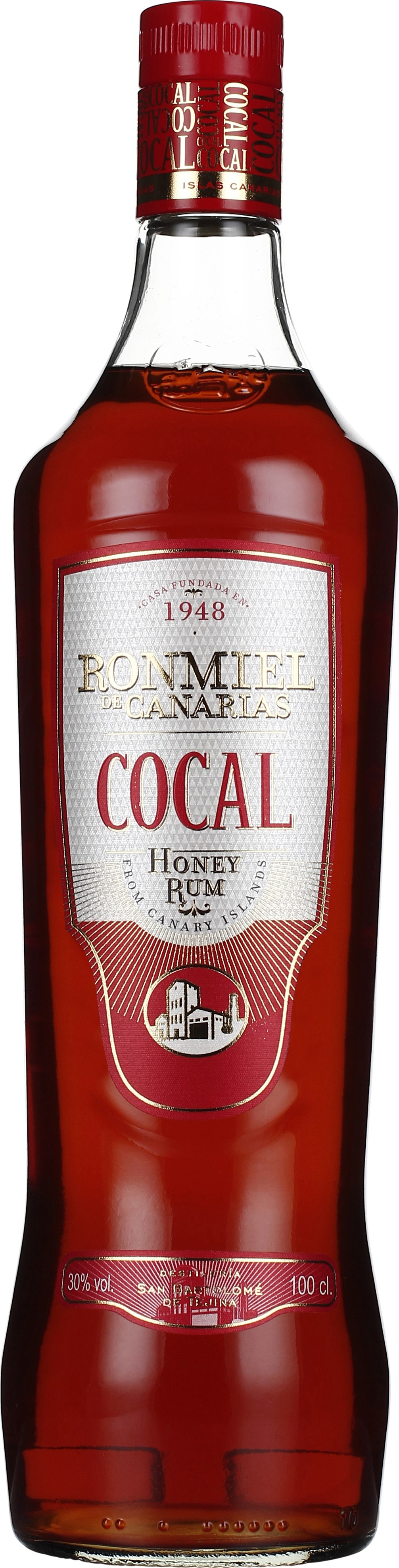 Drankdozijn Ron Miel Cocal Honey Rum 1LTR aanbieding