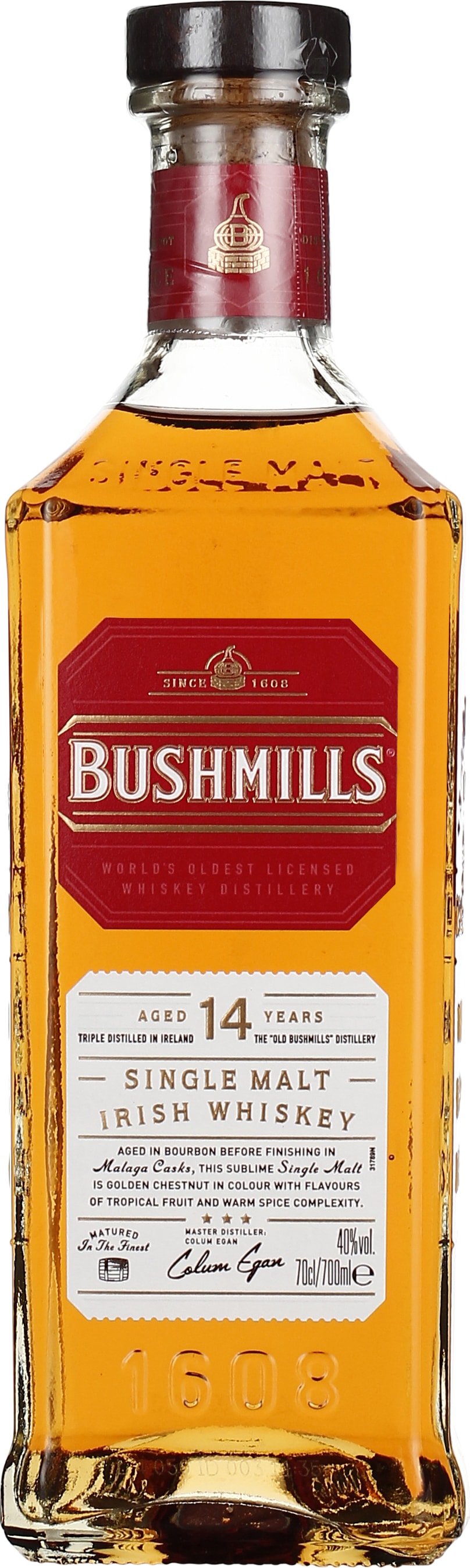 Drankdozijn Bushmills 14 years Malaga Cask 70CL aanbieding