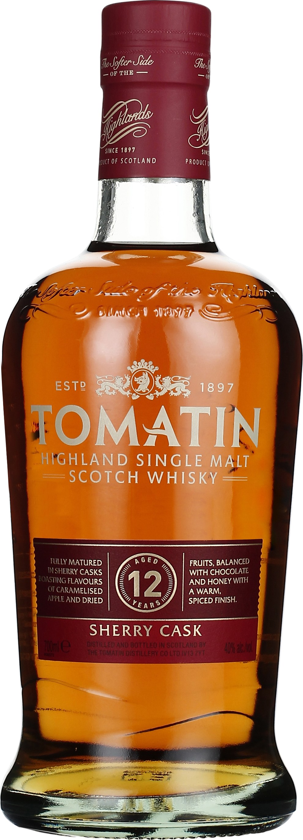Drankdozijn Tomatin 12 years Sherry Cask 70CL aanbieding