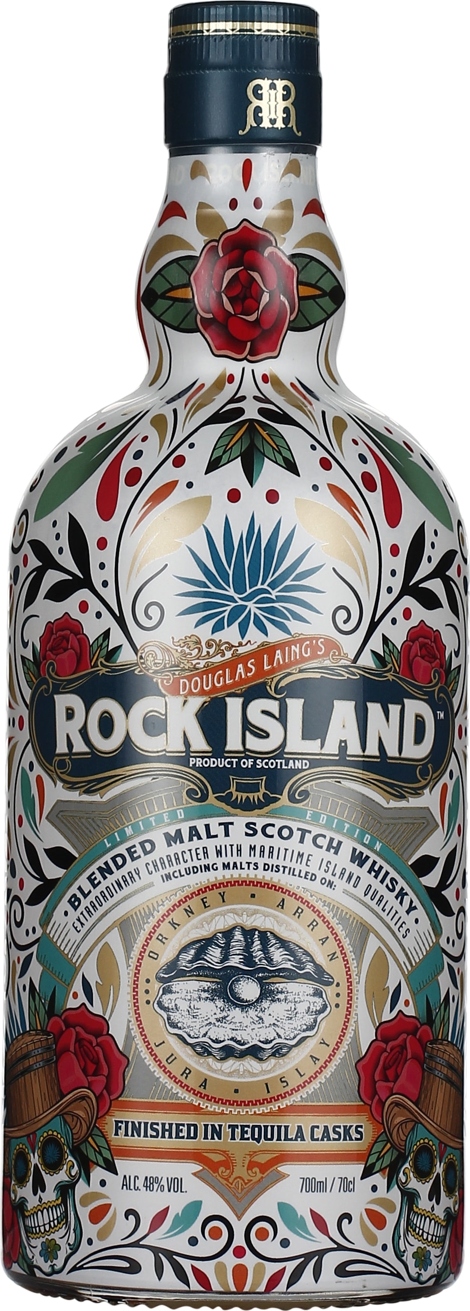 Drankdozijn Douglas Laing's Rock Island Tequila Cask Finish 70CL aanbieding