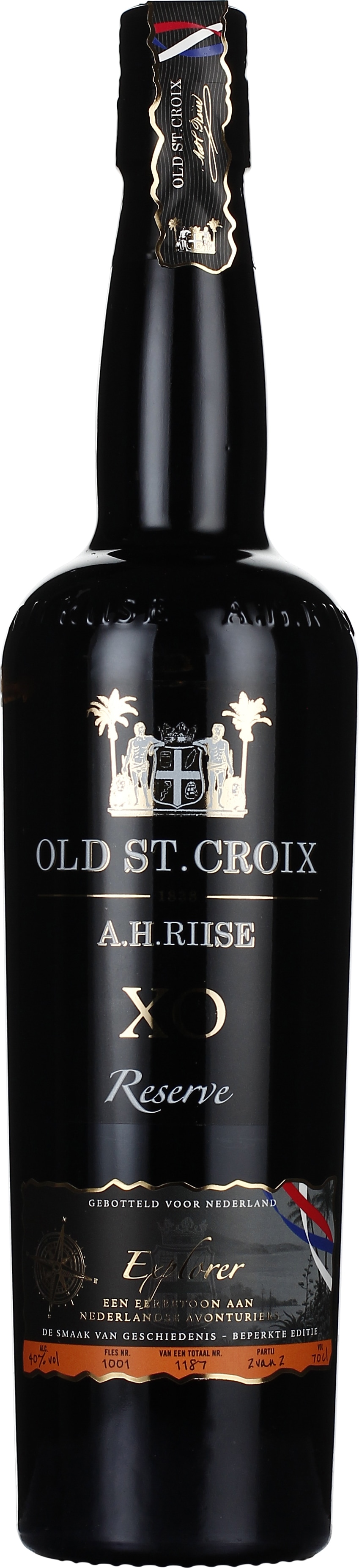 Drankdozijn A.H. Riise XO Explorer Netherlands Edition 70CL aanbieding