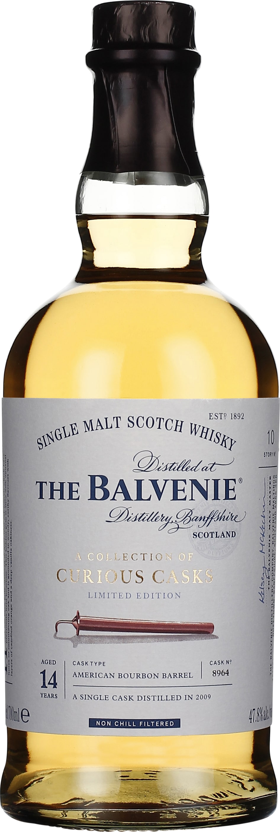 Drankdozijn Balvenie 14 years A Collection of Curious Casks 70CL aanbieding