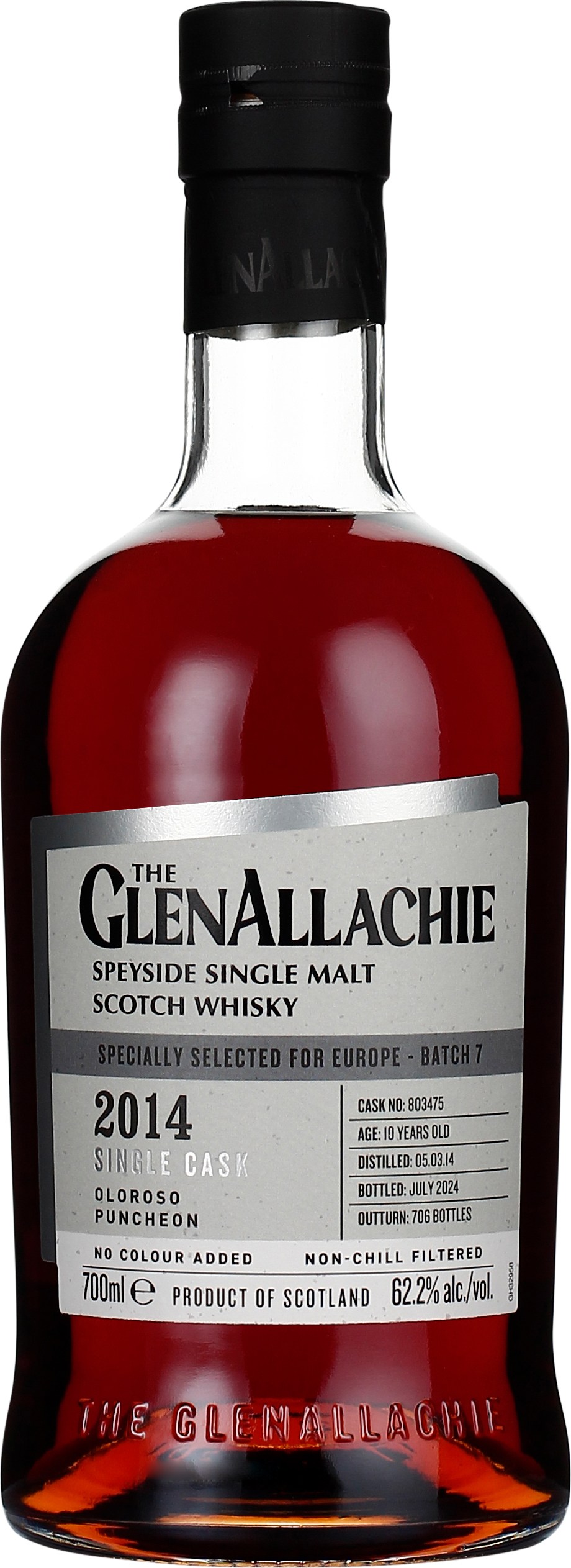 Drankdozijn GlenAllachie 10 years 2014 Oloroso Puncheon 70CL aanbieding