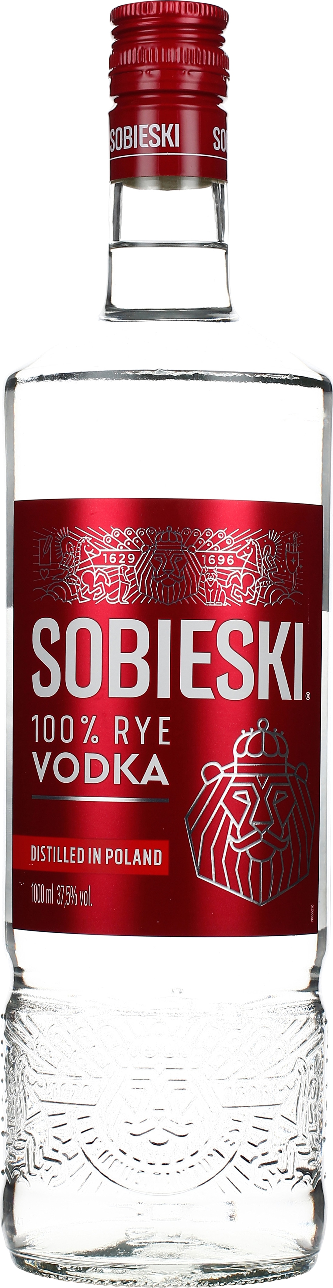 Drankdozijn Sobieski 100% Rye Vodka 1LTR aanbieding