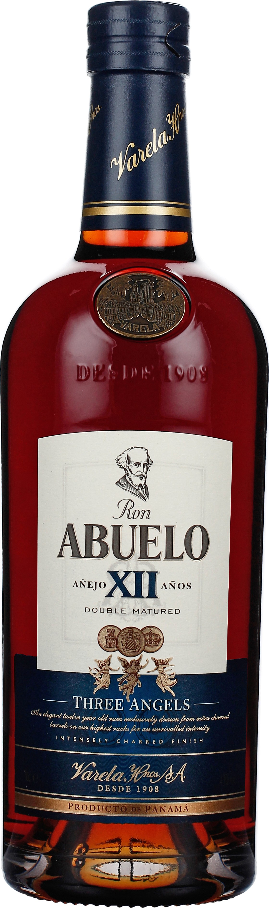 Drankdozijn Abuelo 12 years Three Angels 70CL aanbieding