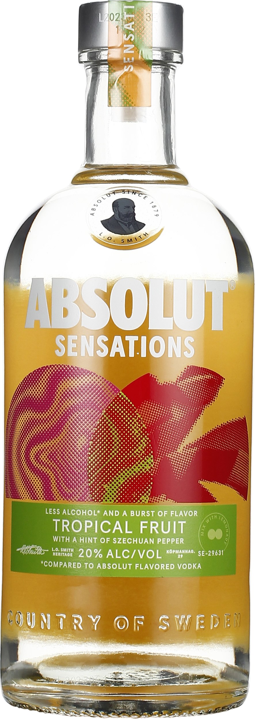Drankdozijn Absolut Sensations Tropical Fruits 70CL aanbieding