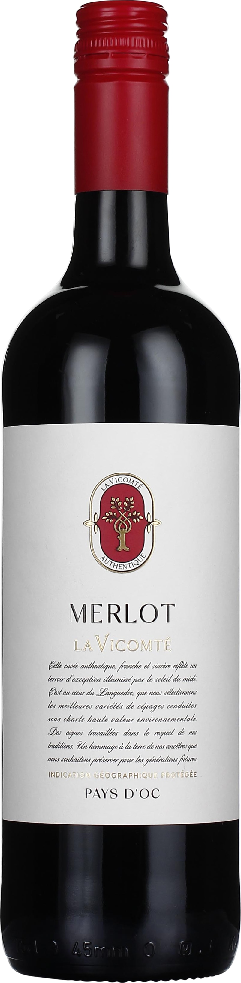 Drankdozijn La Vicomté Merlot 75CL aanbieding