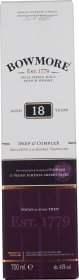 Product: Bowmore 18 years Single Malt Deep & Complex