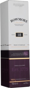 Product: Bowmore 18 years Single Malt Deep & Complex