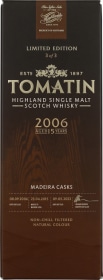 Product: Tomatin 15 years 2006 Madeira Portuguese Collection