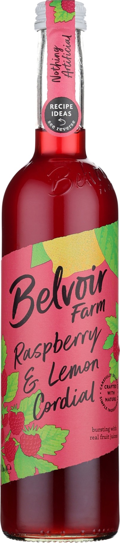 Product afbeelding: Belvoir Raspberry & Lemon Cordial