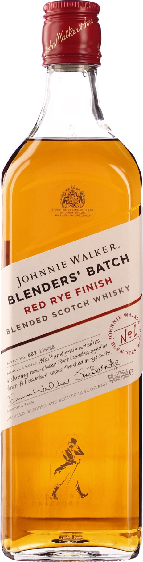 Product afbeelding: Johnnie Walker Red Rye Finish Blenders Batch