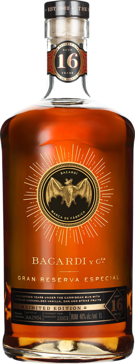 Product afbeelding: Bacardi Gran Reserva Especial 16 years