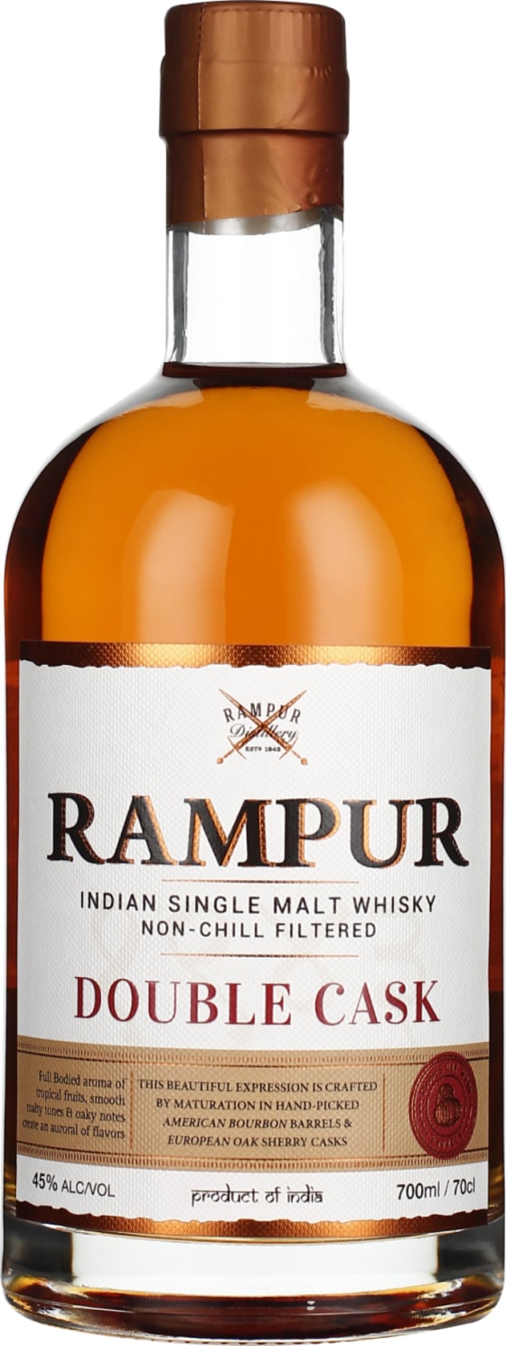 Product afbeelding: Rampur Double Cask Indian Single Malt