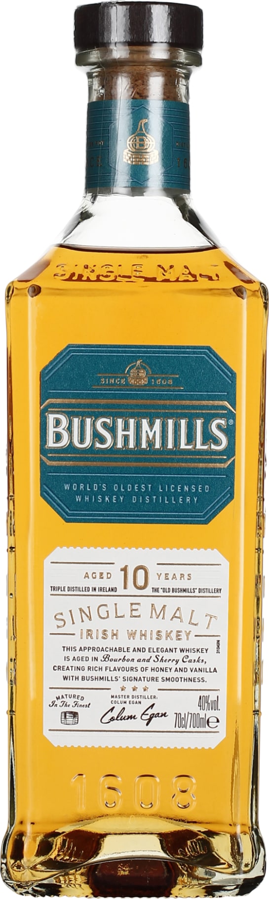Product afbeelding: Bushmills 10 years Single Malt