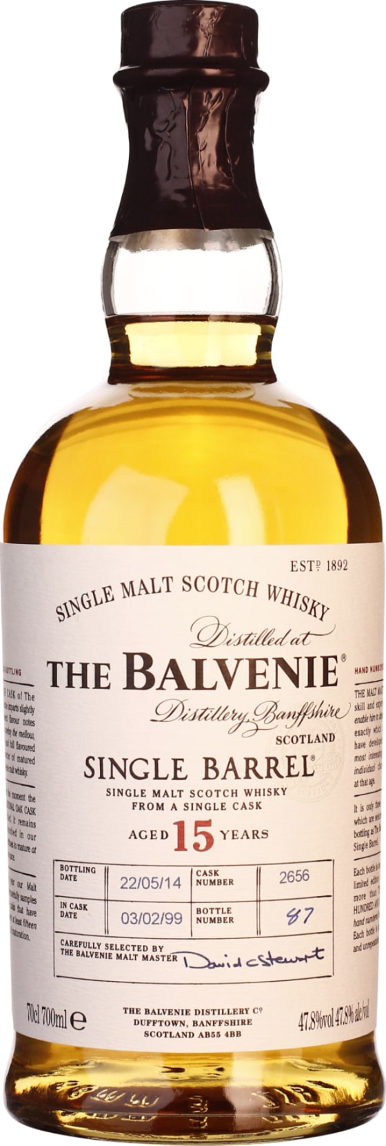 Product afbeelding: Balvenie 15 years Single Barrel