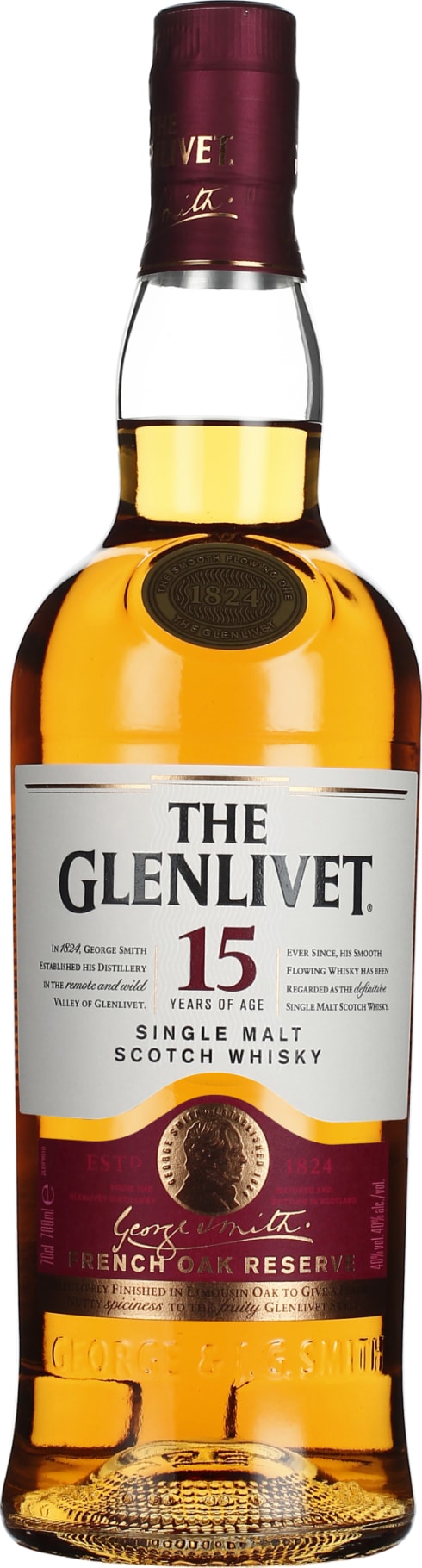 Product afbeelding: The Glenlivet 15 years French Oak