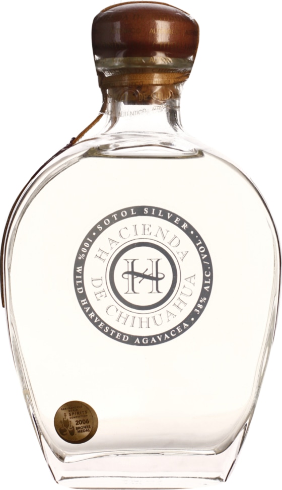 Product afbeelding: Hacienda de Chihuahua Sotol Silver