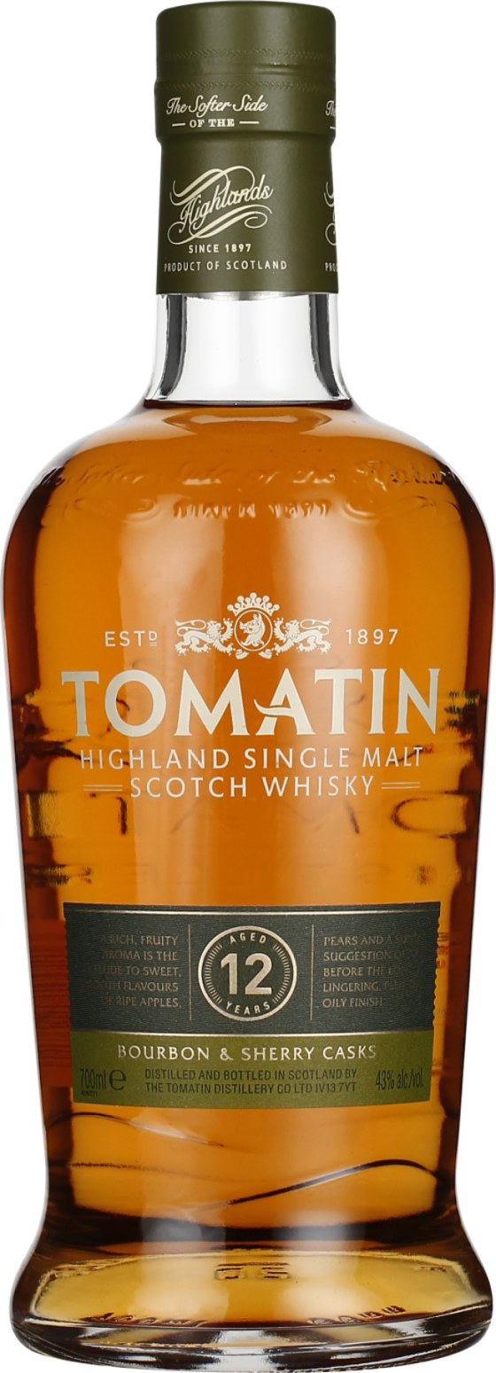 Product afbeelding: Tomatin 12 years Single Malt
