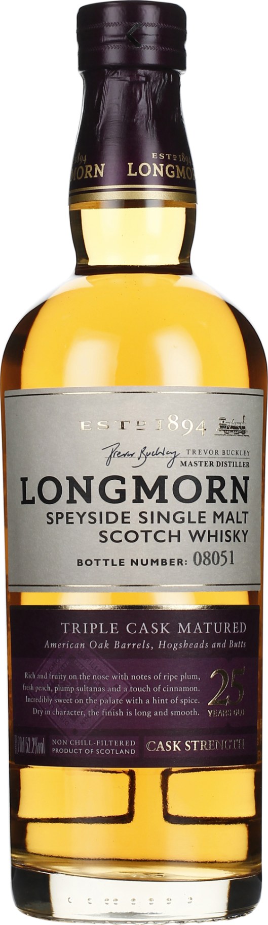 Product afbeelding: Longmorn 25 years Triple Cask Matured