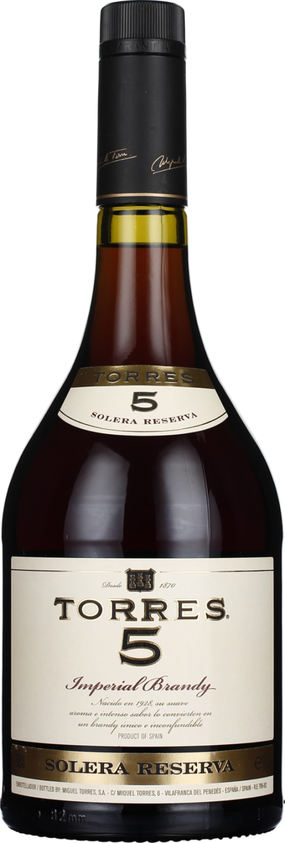 Product afbeelding: Torres Brandy 5 Solera Imperial