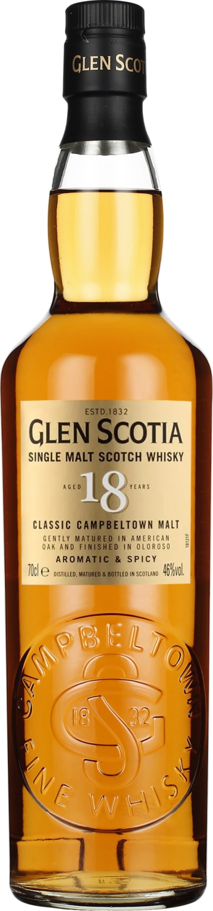 Product afbeelding: Glen Scotia 18 years Single Malt