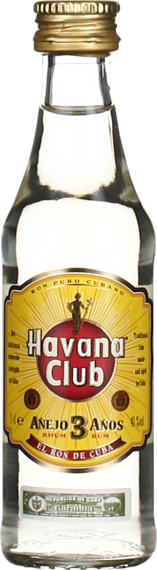 Product afbeelding: Havana Club Anejo 3anos miniaturen