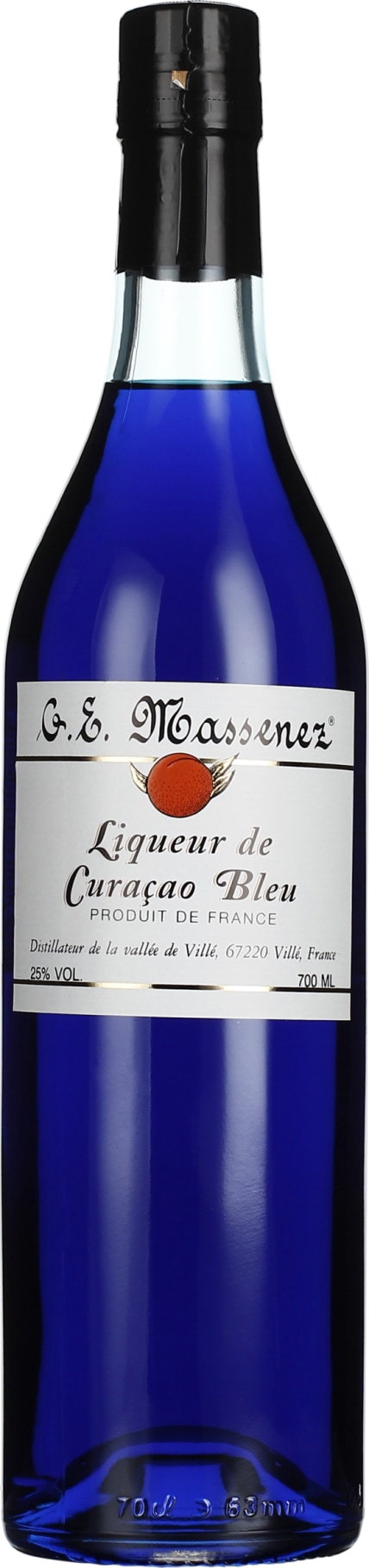 Product afbeelding: Massenez Blue Curacao Liqueur