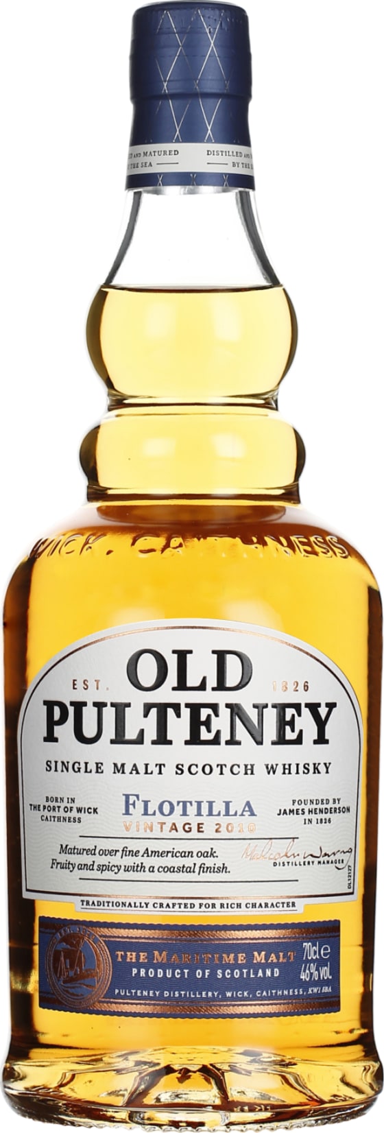 Product afbeelding: Old Pulteney 10 years 2010 Flotilla Single Malt