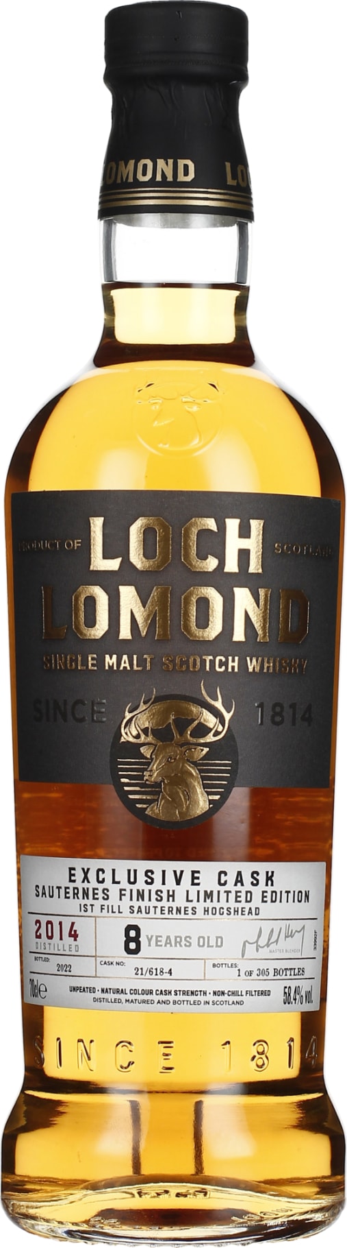 Product afbeelding: Loch Lomond 8 years 2014 Sauternes Single Cask