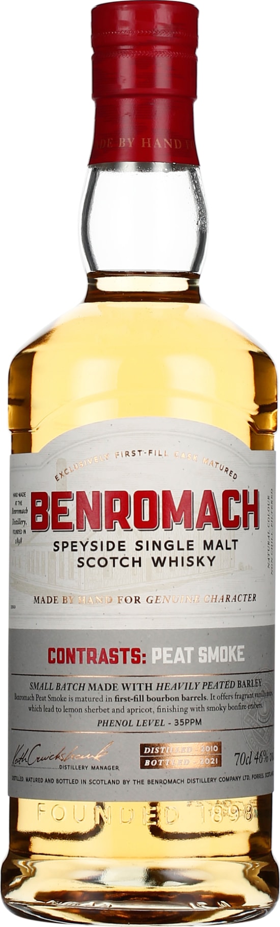 Product afbeelding: Benromach Peat Smoke 2010