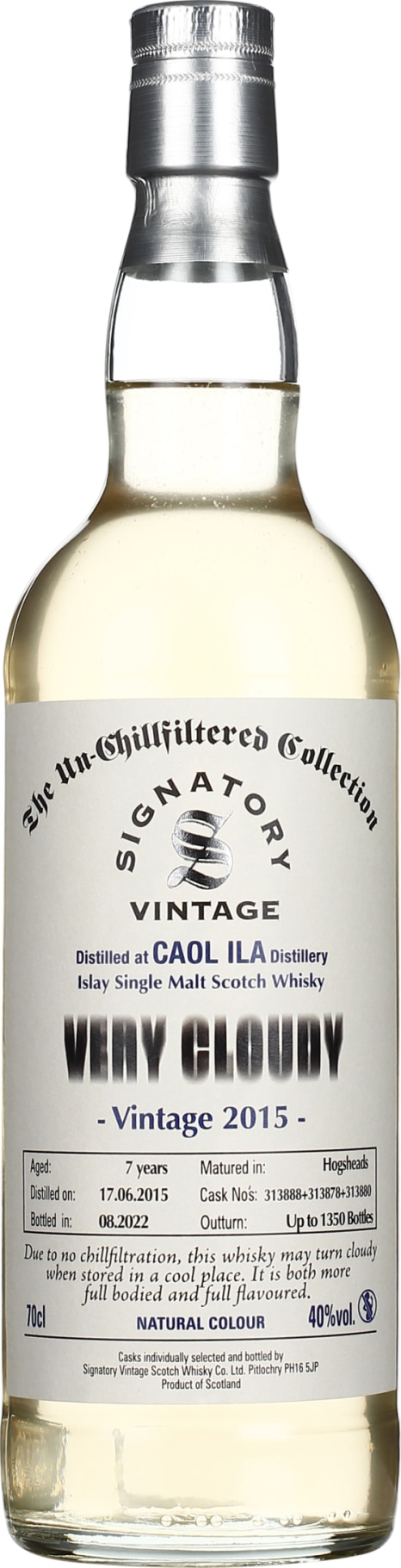 Product afbeelding: Signatory Caol Ila 7 years 2015 Un-Chillfiltered