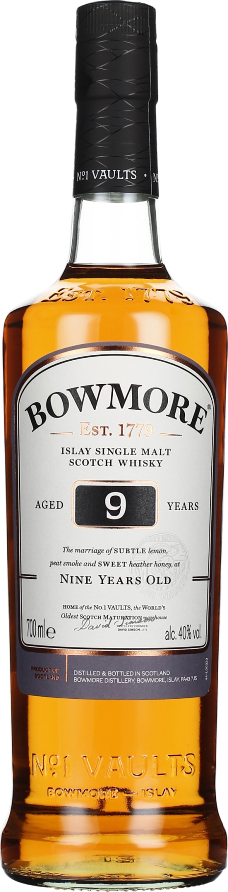 Product afbeelding: Bowmore 9 years Single Malt