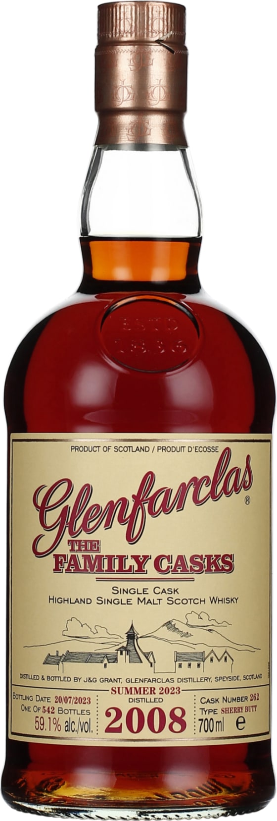 Product afbeelding: Glenfarclas Vintage 2008 Family Casks
