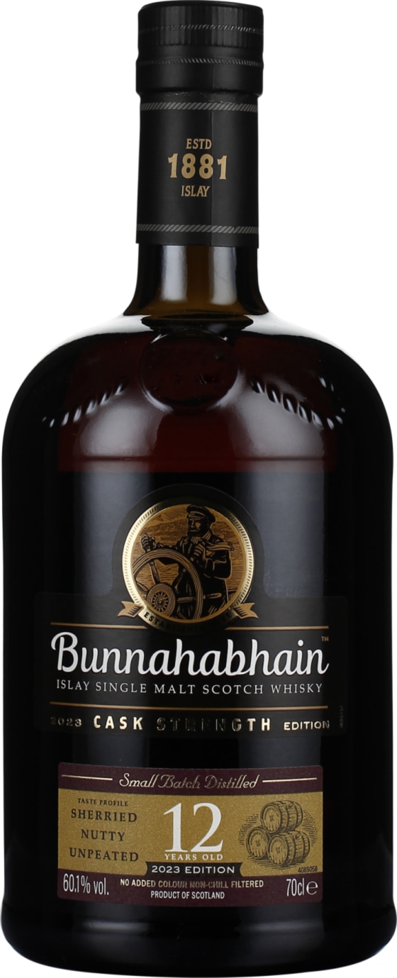 Product afbeelding: Bunnahabhain 12 years Cask Strength 2023 Edition