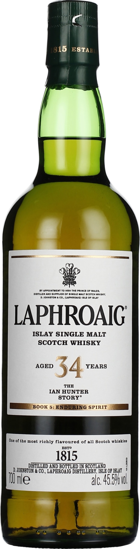 Product afbeelding: Laphroaig 34 years The Ian Hunter Story Book 5