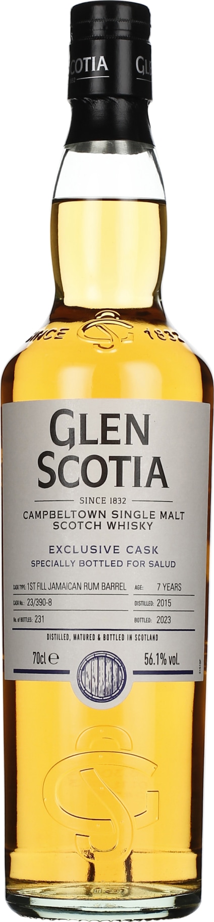 Product afbeelding: Glen Scotia 7 years 2015 Jamaican Rum Cask