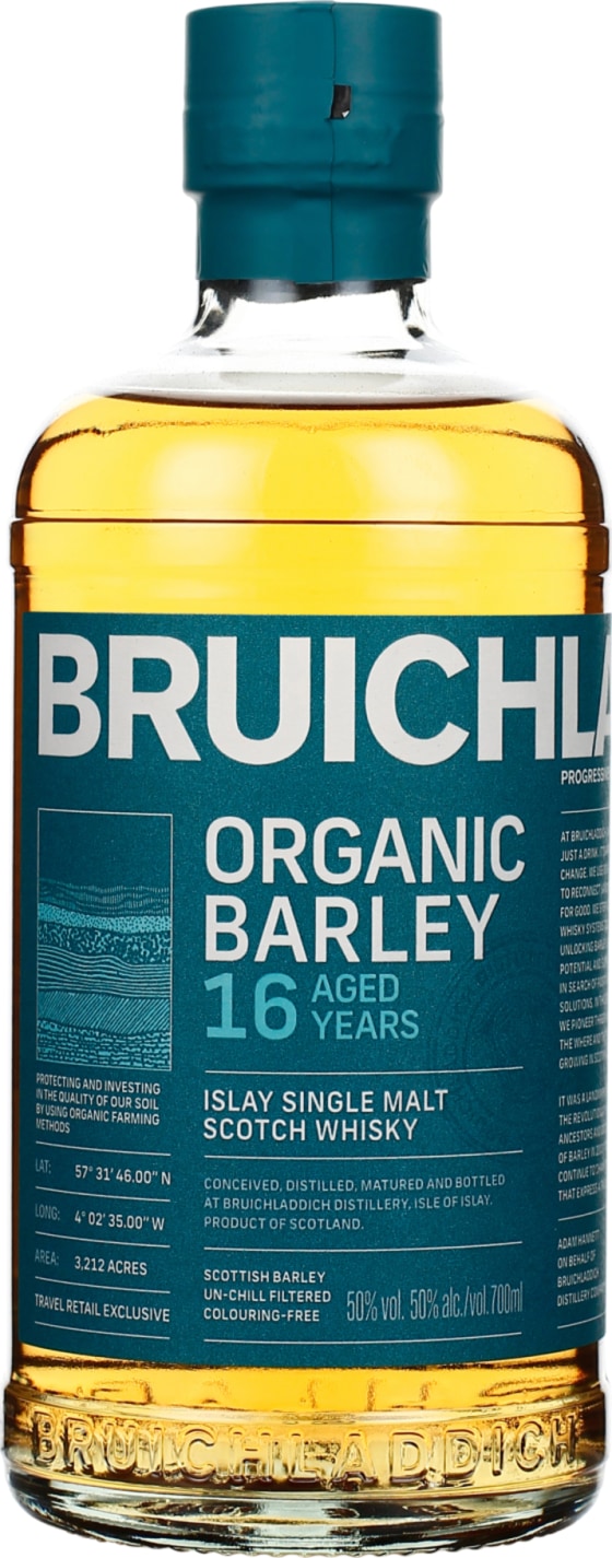 Product afbeelding: Bruichladdich 16 years Organic Barley