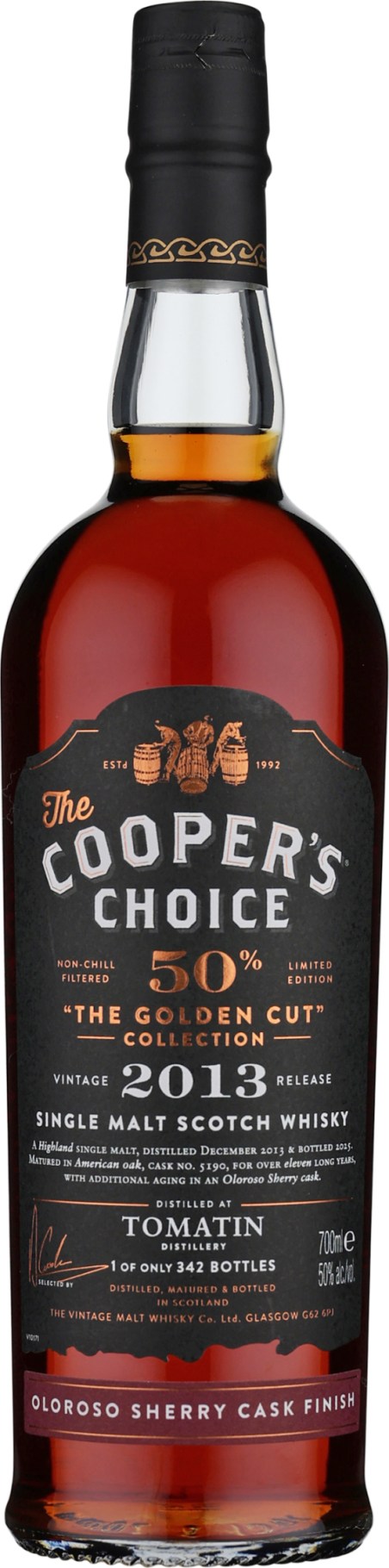 Product afbeelding: Cooper's Choice Tomatin 11 years 2013